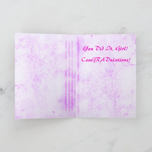 脱げよ！（卒業証） カード (内部)