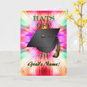 脱げよ！（卒業証） カード (黄色い花)