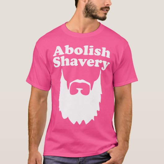 脱シェイブひげ Tシャツ (正面)