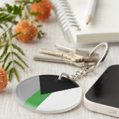 脱ロマン派プライド旗 キーホルダー (正面右)