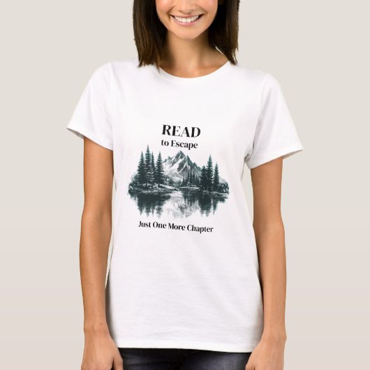 脱出するには読むしかない - あと一章だけ Tシャツ (正面)