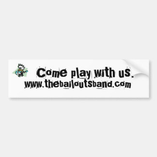 脱出のバンパーステッカー バンパーステッカー