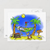 脱出のビーチ ポストカード (正面/裏面)