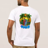 脱出の島の熱帯プロモーション Tシャツ (裏面)