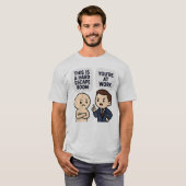 脱出ゲーム難しすぎジョークTシャツ Tシャツ (正面フル)
