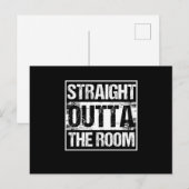 脱出ゲーム スペースアウト パズル ギフト ストレートアウトタ ザ ルーム ポストカード (正面/裏面)