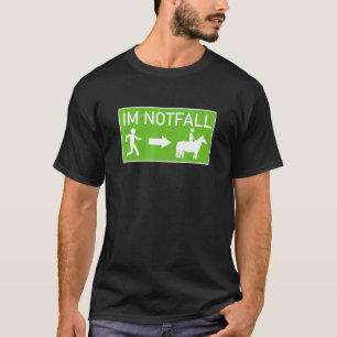 脱出ルートとしての乗馬 緊急時 馬 Tシャツ