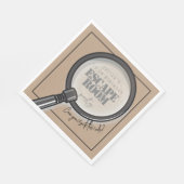 脱出室の誕生日パーティー スタンダードランチョンナプキン (角)