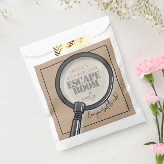 脱出室の誕生日パーティー フェイバーバッグ (封をした状態)