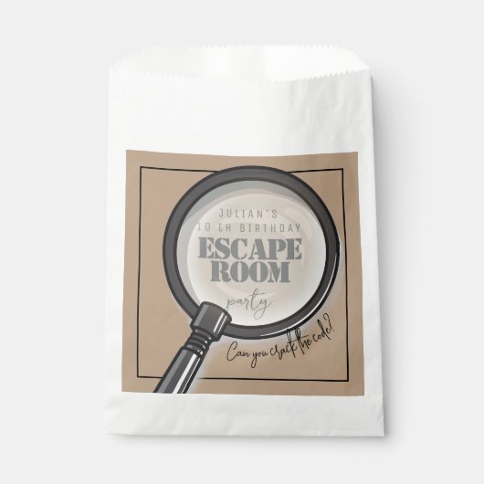 脱出室の誕生日パーティー フェイバーバッグ (正面)