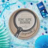 脱出室の誕生日パーティー ペーパープレート (パーティー)