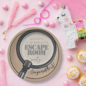 脱出室の誕生日パーティー ペーパープレート (パーティー)