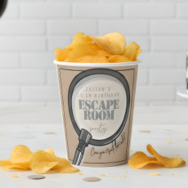 脱出室の誕生日パーティー 紙コップ