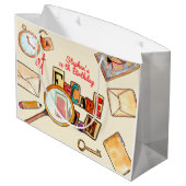 脱出室の誕生日 ラージペーパーバッグ (裏面アングル)