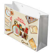 脱出室の誕生日 ラージペーパーバッグ (正面アングル)