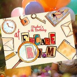 脱出室の誕生日 招待状