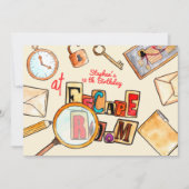 脱出室の誕生日 招待状 (正面)