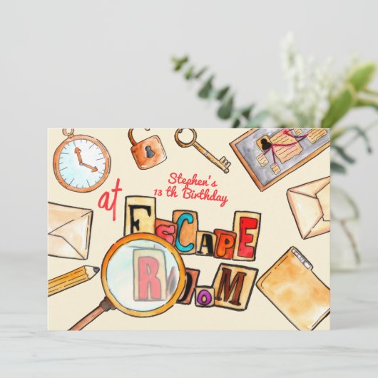 脱出室の誕生日 招待状 (スタンド正面)