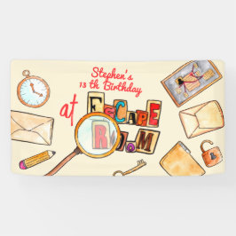 脱出室の誕生日 横断幕