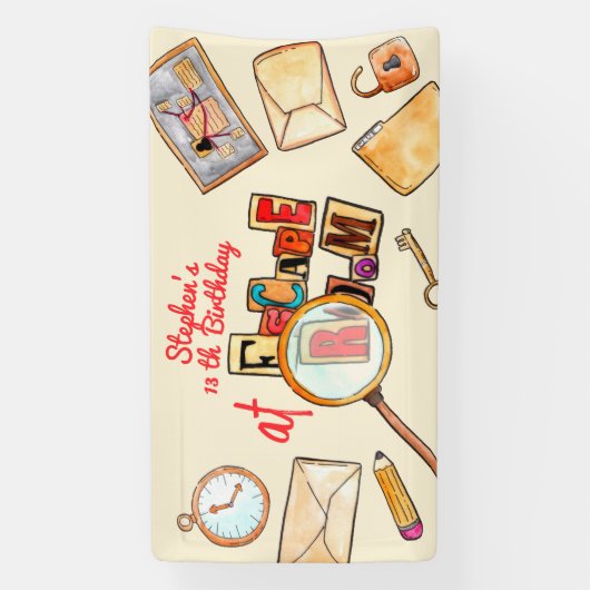 脱出室の誕生日 横断幕 (縦)