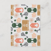 脱出室性別本をベビー エンクロージャーカード (裏面)