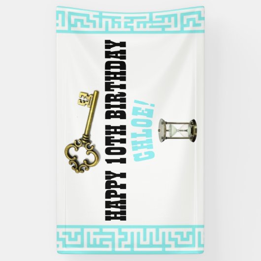 脱出室誕生日バナー 横断幕 (縦)