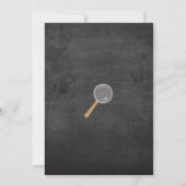 脱出室誕生日パーティーヒント招待状スパイ 招待状 (裏面)