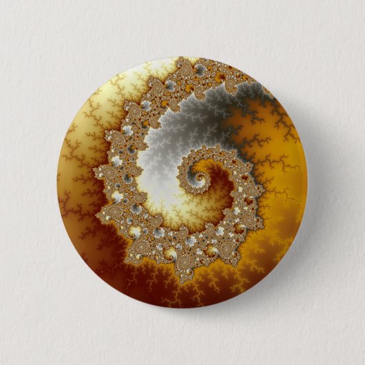 脱出-フラクタルボタン 缶バッジ (正面)