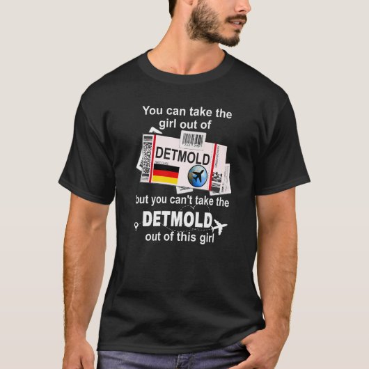 脱型ボーディングパス – Detmold Girl - Detmold Pre Tシャツ (正面)
