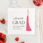 脱帽から卒業ピンク&金ゴールドタッセル卒業 (インサイチュ)