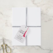 脱帽から卒業ピンク&金ゴールドタッセル卒業 ギフトタグ (より糸付き)