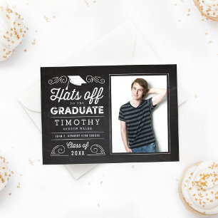 脱帽の卒業式 招待状