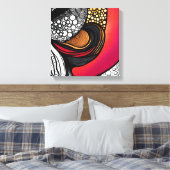 脱帽 キャンバスプリント (インサイチュ (寝室))