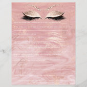 脱毛免除責任放棄リリース型枠 チラシ (裏面)