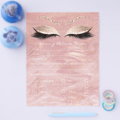 脱毛免除責任放棄リリース型枠 チラシ (シングル)