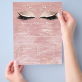 脱毛免除責任放棄リリース型枠 チラシ (手)