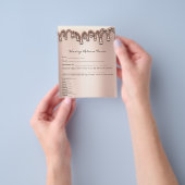 脱毛免除責任放棄リリース型枠 チラシ (手)