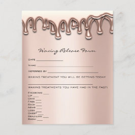 脱毛免除責任放棄リリース型枠 チラシ