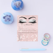 脱毛免除責任放棄リリース型枠 チラシ (シングル)