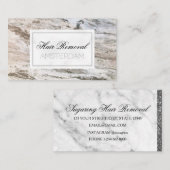 脱毛大理石 名刺 (正面/裏面)