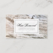 脱毛大理石 名刺 (正面)