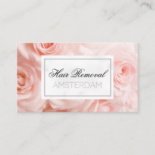 脱毛大理石 名刺 (正面)