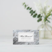 脱毛大理石 名刺 (スタンド正面)