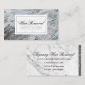 脱毛大理石 名刺 (正面/裏面)