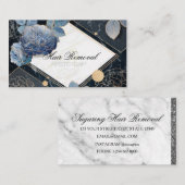 脱毛大理石 名刺 (正面/裏面)