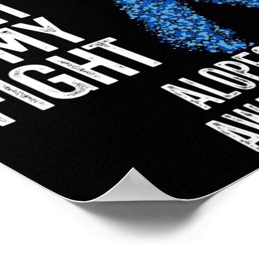 脱毛娘の戦いは私の闘病脱毛症 ポスター (角)