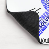 脱毛症の戦士ギフトをサポート マウスパッド (コーナー)