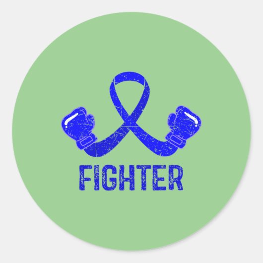 脱毛症の戦士メッシーブンブルーリボンアルペチアAw ラウンドシール (正面)