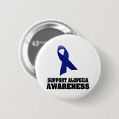 脱毛症の認識度 缶バッジ (正面&裏面)