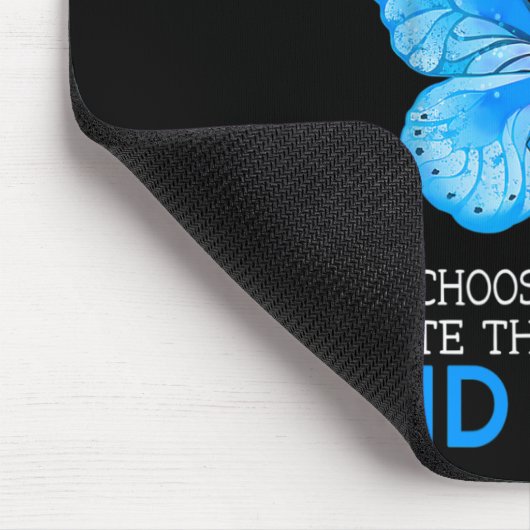 脱毛症は私が蝶を計画したことのない旅である マウスパッド (コーナー)